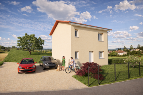   Villa 90 m2 - 4 Pi�ces - St Agnin sur Bion Maison - 4 pi�ce(s) - 90 m�