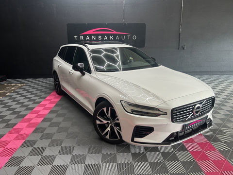 Volvo V60 T8 Twin Engine 303 ch + 87 ch Geartronic 8 R-Design 2019 occasion Chamb&eacute;ry 73000