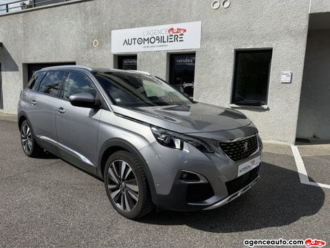 Peugeot 5008 II 1.6 THP 16V FAP EAT8 S&S 180 cv BVA / Attelage amovible / 2019 occasion Tresserve 73100