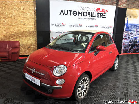 Fiat 500 1.2 - 8V - 69ch - Cabriolet - Finition LOUNGE 2012 occasion Dunkerque 59640