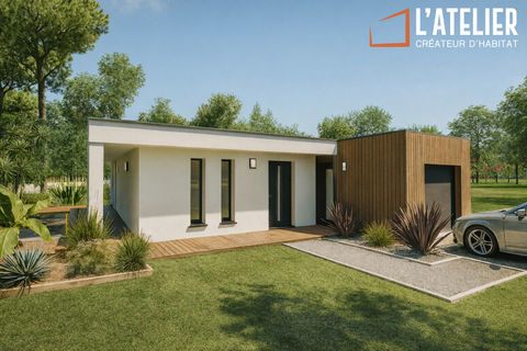   Terrain + Construction Le Tuzan Maison - 4 pi�ce(s) - 100 m�