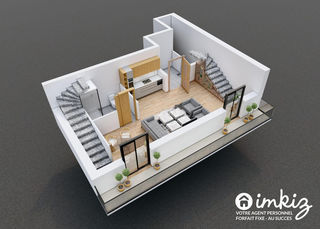  Appartement � vendre 3 pi�ces 41 m�