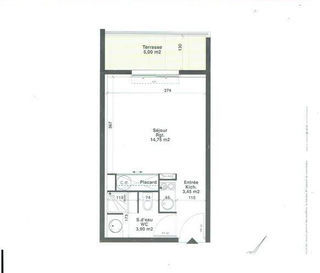  Appartement � louer 1 pi�ce 22 m�