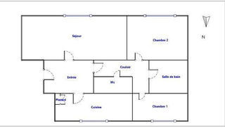  Appartement � louer 3 pi�ces 62 m�