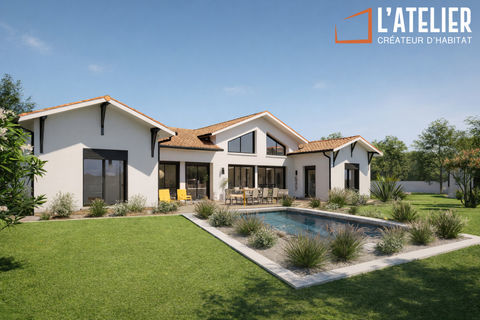   Terrain + construction � Sanguinet Maison - 4 pi�ce(s) - 110 m�