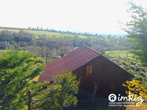   Maison ossature bois style chalet,  vue imprenable Maison - 3 pi�ce(s) - 92 m�