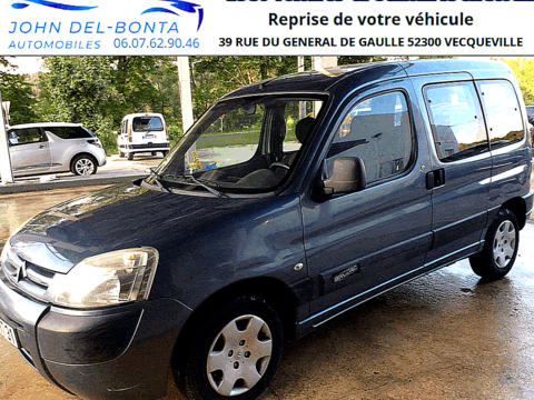 Citro&euml;n Berlingo 1.4i 75cv BIVOUAC 1ERE MAIN CRITAIR 2 GRIS FONCE 2007 occasion Vecqueville 52300