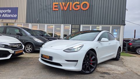 Tesla Model 3 PERFORMANCE 4WD DUAL-MOTOR 1er MAIN TVA RECUPERABLE - CONDUI 2020 occasion Évreux 27000