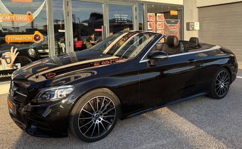 Mercedes Classe C CABRIOLET 220d 194ch AMG LINE 9G-TRONIC TRES FAILBLE KM Atte 2019 occasion Mougins 06250
