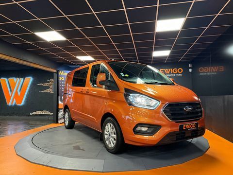 Ford Transit Custom FOURGON 2.0 130 L1H1 COURT BVA // 6 PLACES // ATTELAGE // EN 2021 occasion Nantes 44300