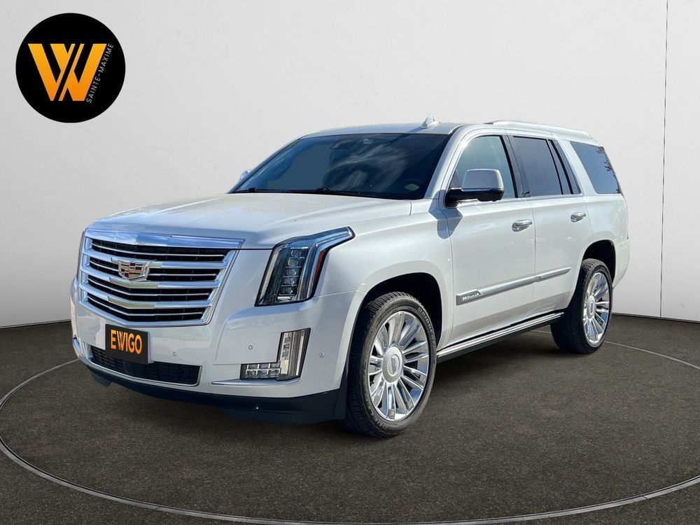 Escalade 6.2 425ch V8 PLATINUM Flexfuel d'origine - 2ème main - Full 2020 occasion 83120 Sainte-Maxime