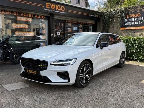 Volvo V60 2.0 T6 340CH 253cv RECHARGE PHEV HYBRID TWIN-ENGINE R-DESIGN 2021 occasion Décines-Charpieu 69150