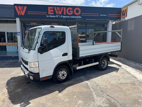 Mitsubishi Canter CHASSIS CABINE 3S15 3.0 TD 130 CH EMPATTEMENT 25 BENNE 2018 occasion Saint-Pierre 97410