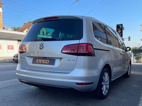 Sharan 2.0 TDI 150Ch CARAT / 7 PL / TOIT OUVRANT / SIEGES CUIR ELEC 2016 occasion 91120 Palaiseau