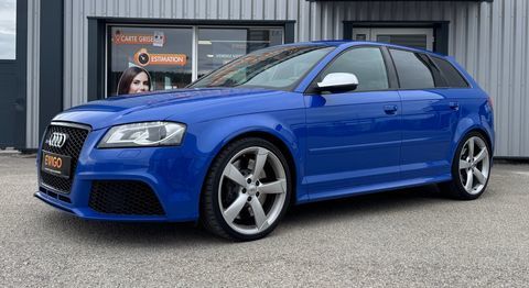 Audi RS3 SPORTBACK 2.5 TFSI 340ch QUATTRO S-TRONIC - SIEGE F1 - BLEU 2012 occasion Pontarlier 25300