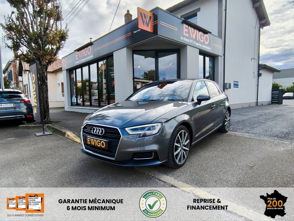 A3 SPORTBACK 2.0 TFSI 190 CH DESIGN LUXE QUATTRO S-TRONIC / CAR 2017 occasion 40000 Mont-de-Marsan