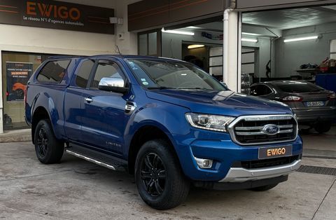 Ford Ranger III (3) SUPER CABINE 2.0 ECOBLUE 213 LIMITED HARD-TOP + ATTE 2021 occasion Nancy 54000