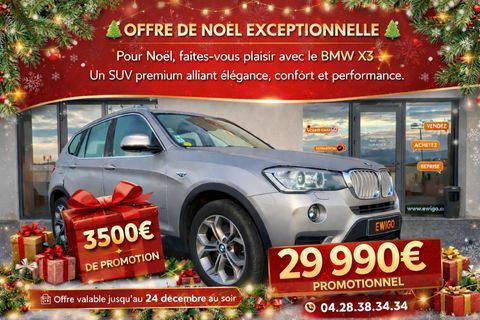 BMW X3 3.0 D 258ch EDITION XDRIVE INTERIEUR BEIGE/TOIT OUVRANT/ SIE 2017 occasion Ampuis 69420