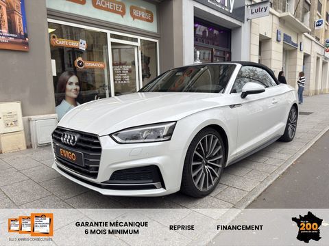 Audi A5 CABRIOLET 2.0 40 TDI 190 S-LINE S-TRONIC BVA GARANTIE 12 MOI 2017 occasion Le Havre 76600