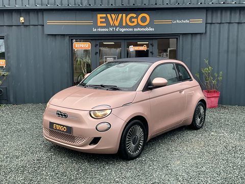 Fiat 500 E ELECTRIC 118ch 42KWH ICONE 1er MAIN / ENTRETIEN FIAT / APPLE 2022 occasion La Rochelle 17000