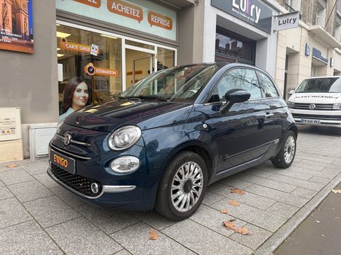 Fiat 500 1.2 69 LOUNGE TOIT PANORAMIQUE 2018 occasion Le Havre 76600