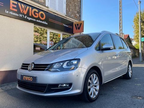 Volkswagen Sharan 2.0 TDI 150Ch CARAT / 7 PL / TOIT OUVRANT / SIEGES CUIR ELEC 2016 occasion Palaiseau 91120