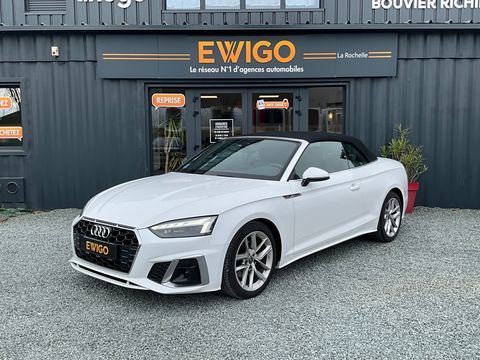 Audi A5 CABRIOLET 2.0 35 TDI 160 CH HYBRID MHEV S-LINE S-TRONIC BVA 2020 occasion La Rochelle 17000