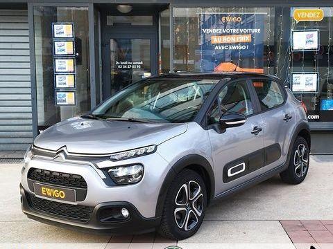 Citro&euml;n C3 1.5 BLUEHDI 100ch SHINE - CARPLAY ACCES MAIN LIBRE - GARANTI 2022 occasion Forbach 57600