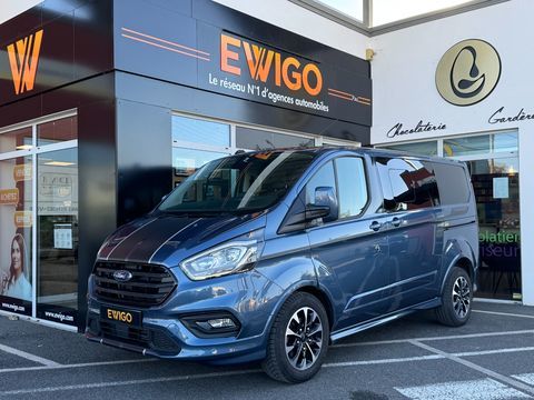 Ford Transit Custom 2.0 TDCI 170 ch L1H1 320 CABINE APPROFONDIE SPORT BVA - TVA 2023 occasion Idron 64320