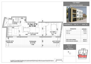  Appartement � vendre 2 pi�ces 49 m�