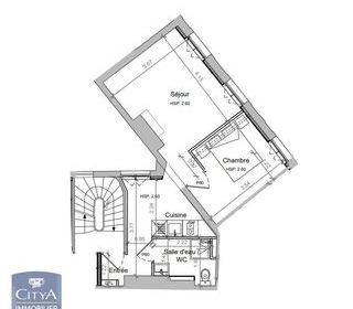  Appartement � louer 2 pi�ces 37 m�