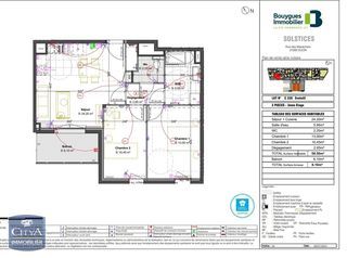  Appartement � louer 3 pi�ces 59 m�