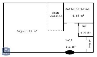  Appartement � louer 1 pi�ce 30 m�