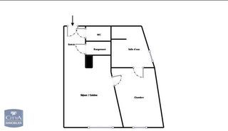  Appartement � louer 2 pi�ces 44 m�