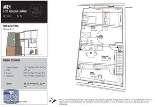  Appartement � louer 2 pi�ces 48 m�