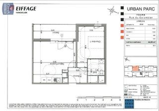  Appartement � louer 2 pi�ces 44 m�