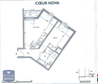  Appartement � louer 2 pi�ces 47 m�