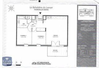  Appartement � louer 3 pi�ces 65 m�