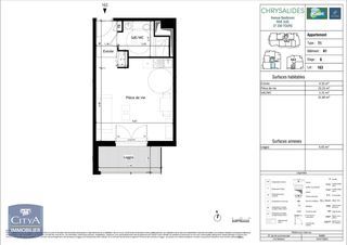  Appartement � louer 1 pi�ce 32 m�