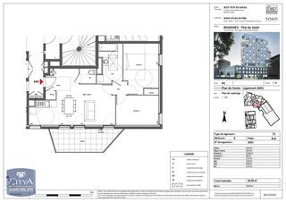  Appartement � louer 3 pi�ces 62 m�