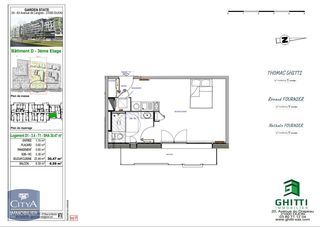  Appartement � louer 1 pi�ce 30 m�
