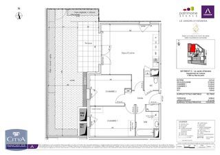  Appartement � louer 3 pi�ces 61 m�