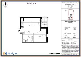  Appartement � louer 1 pi�ce 33 m�