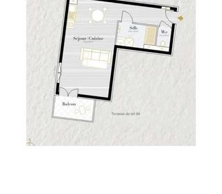  Appartement � louer 1 pi�ce 36 m�