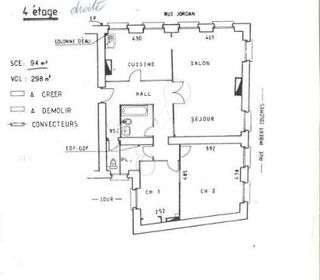  Appartement � louer 3 pi�ces 88 m�