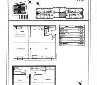  Appartement � louer 4 pi�ces 94 m�