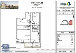  Appartement � louer 3 pi�ces 77 m�