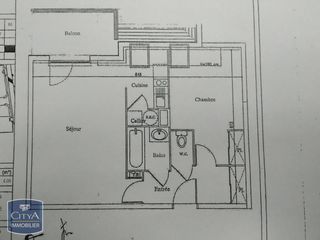  Appartement � louer 2 pi�ces 43 m�