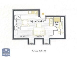  Appartement � louer 1 pi�ce 36 m�