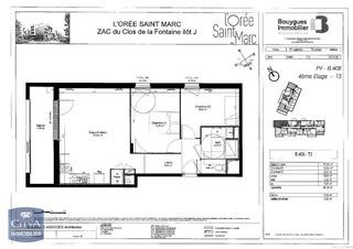  Appartement � louer 3 pi�ces 60 m�